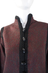 1970s YSL Russian Wool Braid Jacket