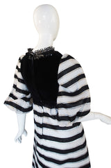 1960s Space Age Jean Varon Maxi Dress