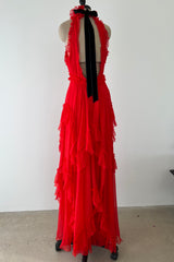 Emilio Pucci Fall 2015 by Peter Dundas Red Dress