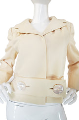 1960s Pauline Trigere Box Pleat Jacket