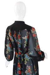 1970 Celia Birtwell Print Ossie Clark Dress