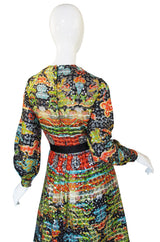 1960s Sequin on Silk Kiki Hart Gown