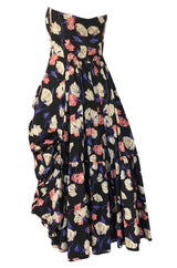 Iconic Resort 2008 Prada Runway & Ad Campaign Silk Floral Couture Dress