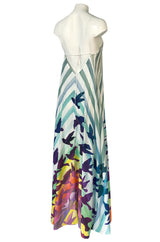 Spring 2016 Mara Hoffman Rainbow Bird Caftan Halter Unworn Dress