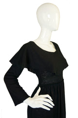 1970s Rare Sonia Rykiel Caped Dress