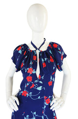 1970s Silk Celia Birtwell Print Ossie Clark