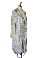 1920s Rare Handmade Assuit & Net Flapper Coat