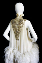 F2006 Alexander McQueen Feather Dress