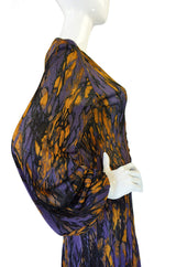 1970s Yves Saint Laurent Silk Knit Dress