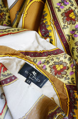 Recent Cotton Etro Ruffled Western Shirt