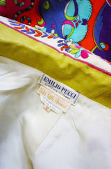 1970s Amazing Velvet Pucci Jacket