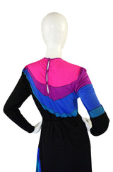 1960s Rare Louis Feraud Rainbow Dress