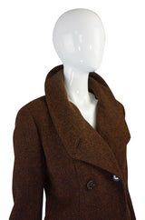 1960s Christian Dior Brown Wool Suit