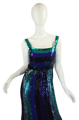 1960s Sequin Givenchy Gown & Wrap