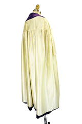 Early 1930s Purple Silk Velvet Cape