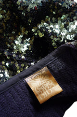 Rare 1970s Sequin Green Biba Jacket