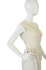 1980s Valentino One Shoulder Dress