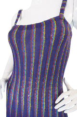 Spring 1980 Striped Missoni Knit Dress