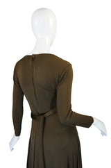1970s Rare Scott Barrie Jersey Dress