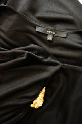 F/W 2000 Tom Ford for Gucci Plunge Jersey Dress
