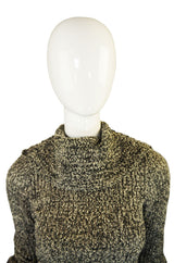 Rare 1960s Jean Patou Knit & Wool Dress