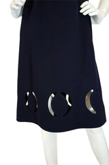1960s Rare Pierre Cardin Cut Out Dress