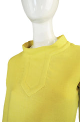 c1968 Pierre Cardin Couture Shift Dress