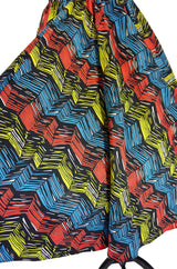 1950s Multi Colour Cotton Circle Skirt