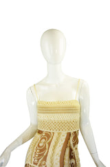 1980s Dior Numbered Raffia Dress Set