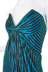 1970s Beaded Bob Mackie Gown