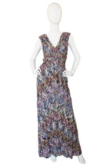 Recent Missoni Multi Color Knit Gown