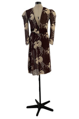 Iconic & Rare Spring 2001 Chloe by Stella McCartney Look 11 Runway Horse Print Dress