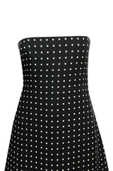 S/S 2000 Yves Saint Laurent by Alber Elbaz Black & White Strapless Dress