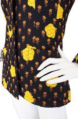 1970s Givenchy Felt Applique Jacket