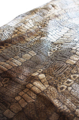 Rare 1920s Gold Lame & Silk Fringe Shawl