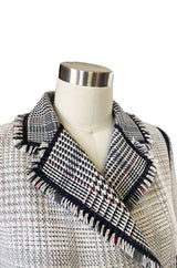 Recent Louis Vuitton Fringe Edging Detailed Wool 'Blanket' Jacket