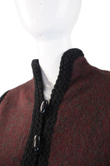 1970s YSL Russian Wool Braid Jacket