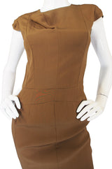 F2008 Yves Saint Laurent Silk Fitted Dress