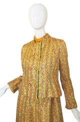 1960s Maggy Reeves Custom Metallic Suit