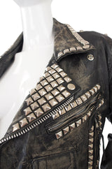 1970s Motorcross Studded Leather Jacket