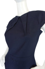 F/W 2007 RM by Roland Mouret Navy "Moon" Dress