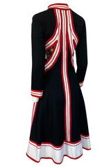 Documented 1970 Malcolm Starr by Youssef Rizkallah Ad Campaign Flared Patchwork Coat or Dress