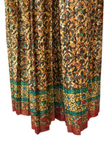 F/W 1984 Yves Saint Laurent Ad Campaign Documented Metallic Skirt