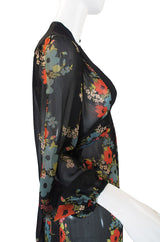 1970 Celia Birtwell Print Ossie Clark Dress