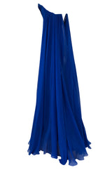 F/W 2004 Jean Louis Scherrer Haute Couture Runway Dress & Feather Cape