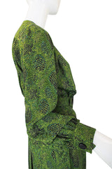 1971 Givenchy Haute Couture Silk Dress