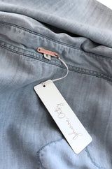 F/W 2016 Johanna Ortiz 'Maxmiliana' Off Shoulder Denim Top