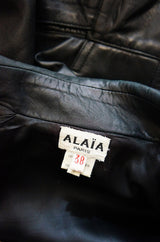 F/W 1990s Alaia Biker Jacket Size 38