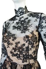 Fall 1975 Oscar De la Renta Lace Gown