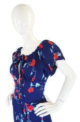 1970s Silk Celia Birtwell Print Ossie Clark